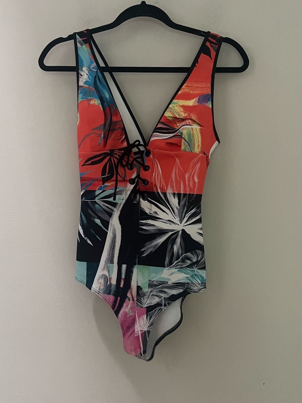 Clover Canyon Swim Tag - Orange Label with Black Trim